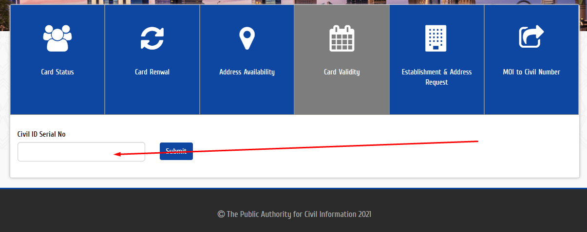 civil id expiry date check in kuwait