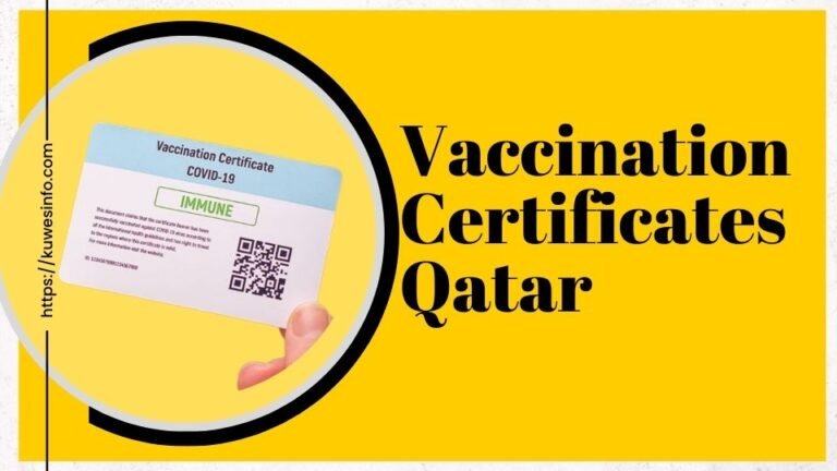 Vaccination Certificates Qatar