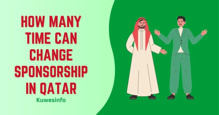 How Many Time Can Change Sponsorship in Qatar